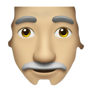 un emoji serio pero con mucho dinero sticker