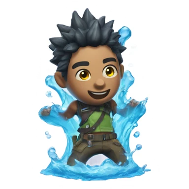 Fortnite Water Sprite squishie sticker