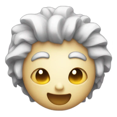 psycho smiling face sticker