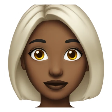 girl with makeup sticker