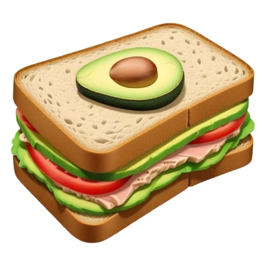 Tuna avocado sandwich sticker