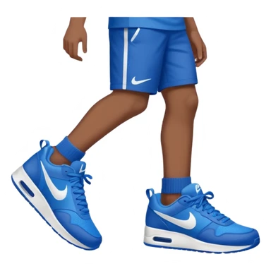 blue nike sticker