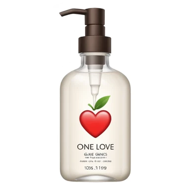 one love organics skincare sticker