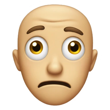 Horrified  face sticker