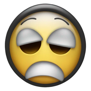 Emoji crying because of laughing sticker