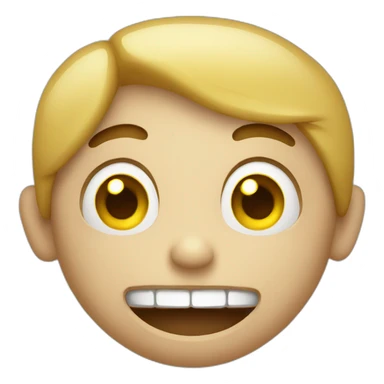creepy smile emoji sticker
