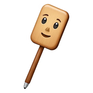 classic finger pointer stick toy, simple, playful, clear details sticker