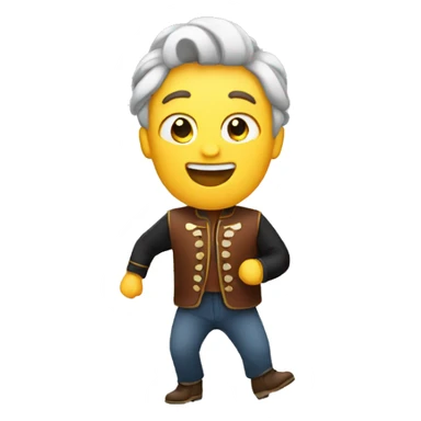 person yodeling sticker