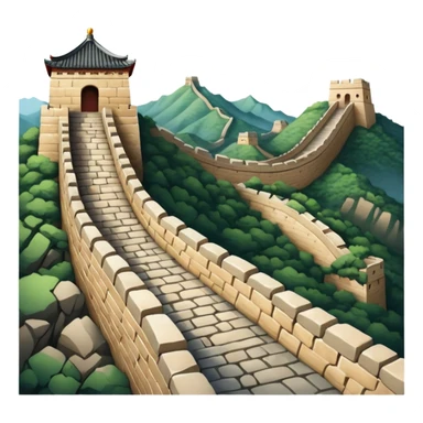 Great wall of china sticker