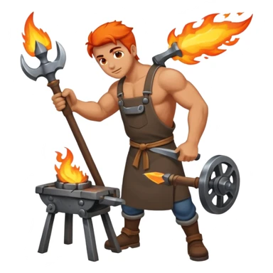 Forging weapon sticker