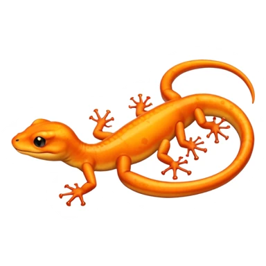Salamander with 4 legs sticker