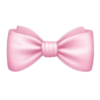 Baby pink bow sticker