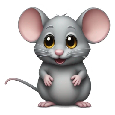 Mouse that is saying pookie sticker