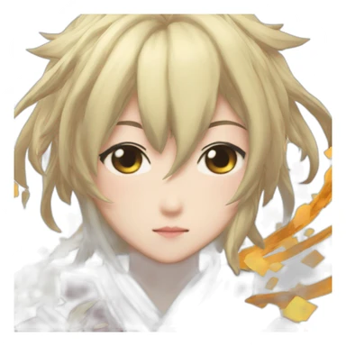 Kazuha genshin impact sticker