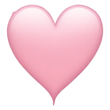 Light Pink broken heart emoji  sticker