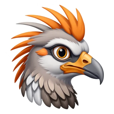 Secretary 
bird sticker