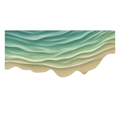 Beach with sand  sticker