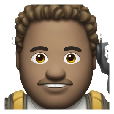 chubby men gaming  sticker