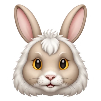 кролик з рошками sticker