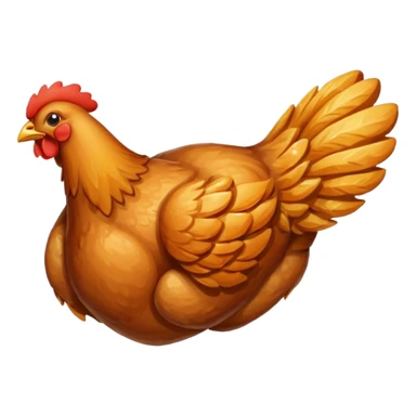 Chicken wing sticker
