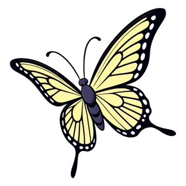 Butterfly  sticker