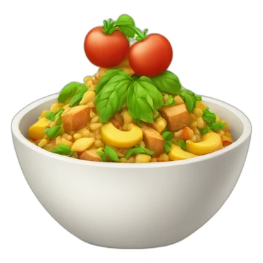 vegan food in bowl sticker