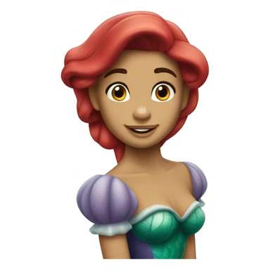 The little mermaid sticker