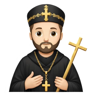russian orthodox priest sticker