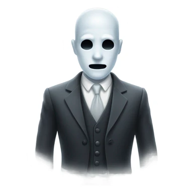 ghost wearing a suit sticker