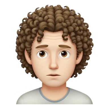 insomnia curly man sticker