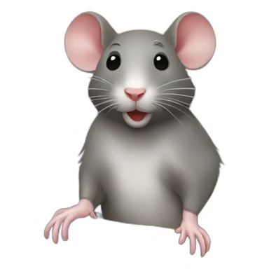rat on Yacht sticker