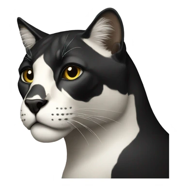 panthere noir sticker