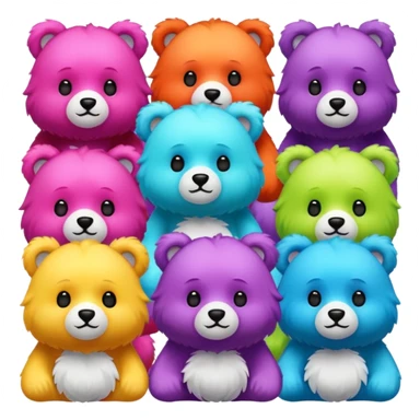 Make doodan bears pretty sticker