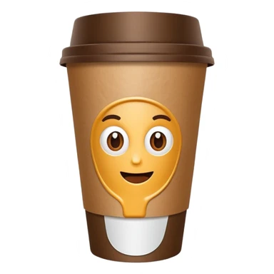 un café para llevar XXL sticker