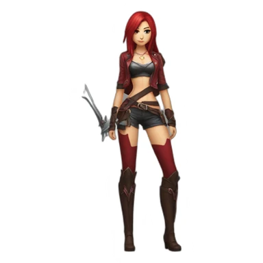 Katarina legs sfw sticker