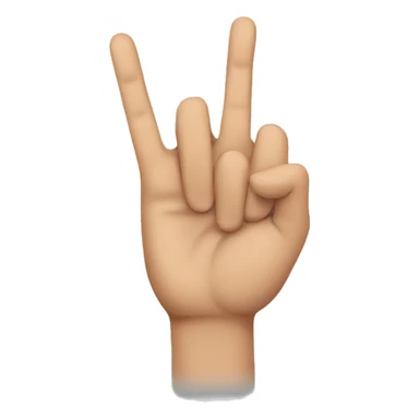 Boi hand gesture sticker