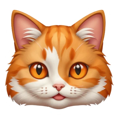 Cat rolling its eyes sticker