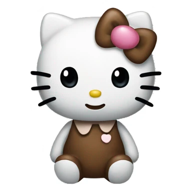 Hello kitty Brown  sticker