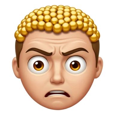 Sweat, anxiety, headaches, anguish, anger sticker