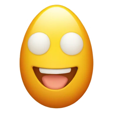 Happy sunside up egg sticker