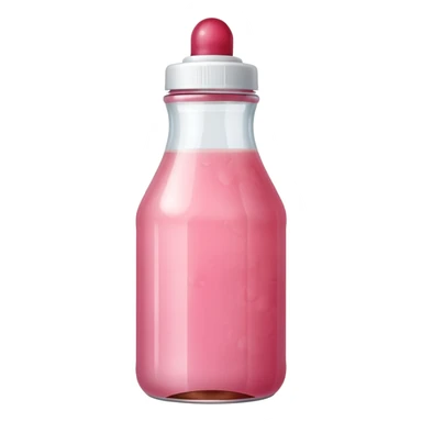 Thin tip squeeze bottle with lychee jam sticker