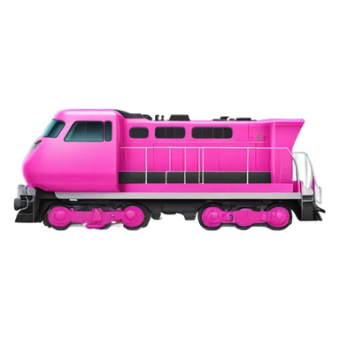 Pink locomotive  sticker