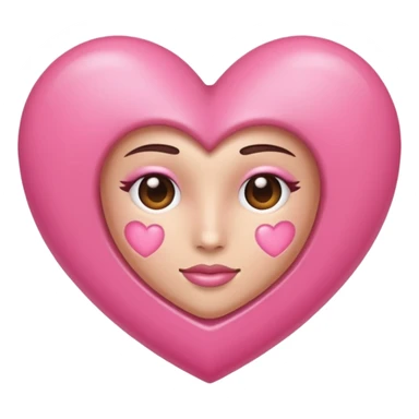 Corazón rosita 💗💋 sticker