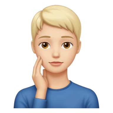 Hand single into neck  sticker