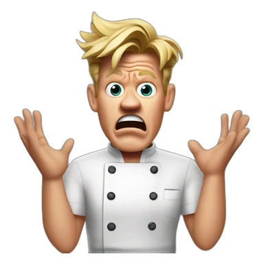 shocked gordon ramsay sticker