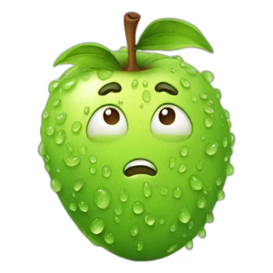 fruit sweating sport sticker