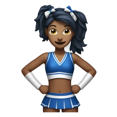 Cheer leader sticker