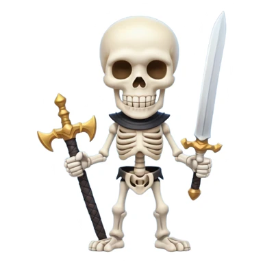 clash royale skeletons sticker