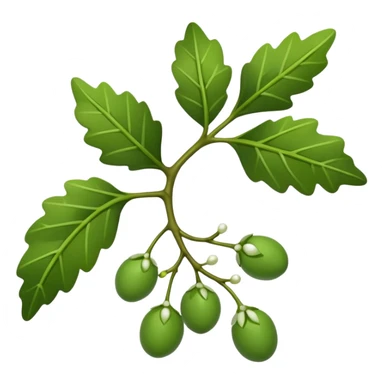 christmas mistletoe sticker