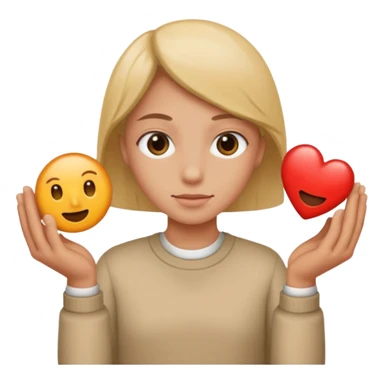 Human with a 6 and a 7 in his hands sticker